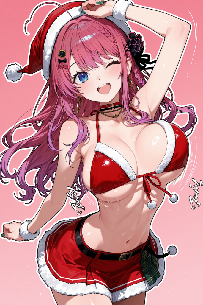 倉持めるとサンタコス